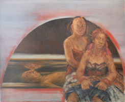 Judith I , 2017 Öl auf Leinwand, 100 x 120 cm