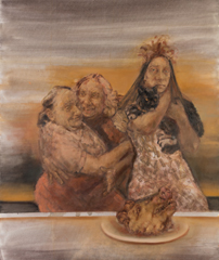 Salome II, 2017 Öl auf Leinwand, 120 x 100 cm