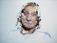 Portrait - Öl auf Papier, 45 x 62 cm
